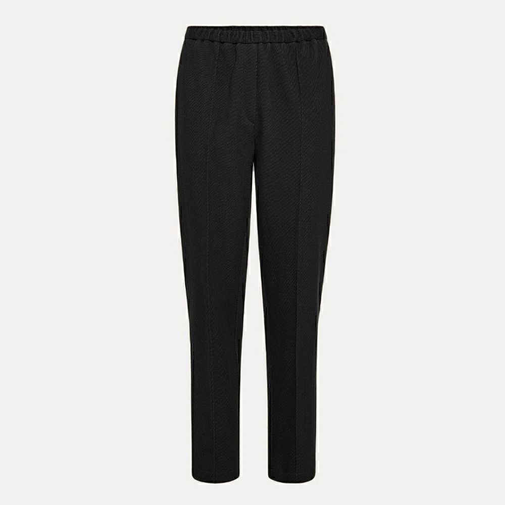 Forte Forte Pleated Trousers in Wool and Cotton Black Made in Italy Size 6 US